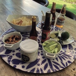 Centro de mesa giratorio